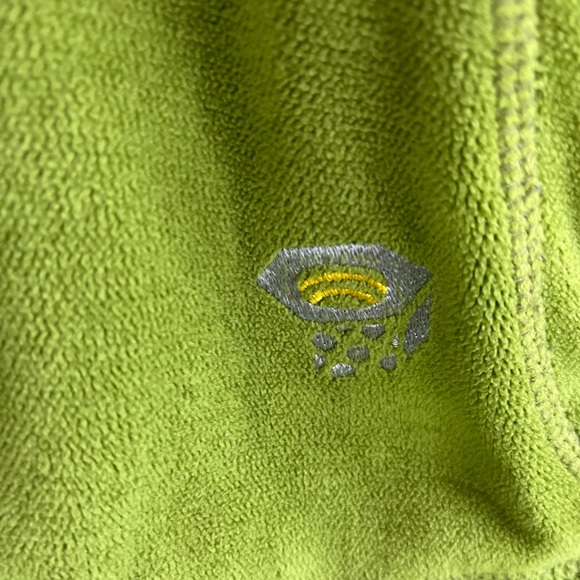Green Mountain Hardwear Velour Fuzzy Outdoor Hiking Jacket small Chartreuse - Picture 6 of 14